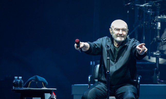 Mandatory Credit: Photo by Adela Loconte/REX/Shutterstock (12632542aa) Phil Collins of Genesis performs during The Last Domino? Tour at Madison Square Garden, in New York City Genesis in concert at Madison Square Garden, New York, USA - 05 Dec 2021